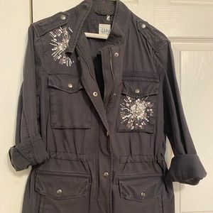 Embellished military jacket